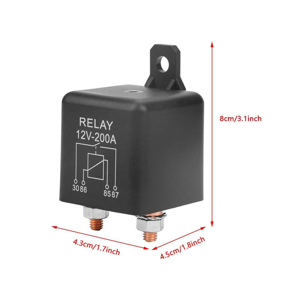 WM686 12V 4-pinowy Przekaźnik Rozruchowy Heavy Duty Car ON OFF Switch Relay RL/180 200A