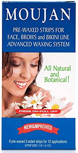 Moujan 2000 Pre -Waxed Strips for The Face