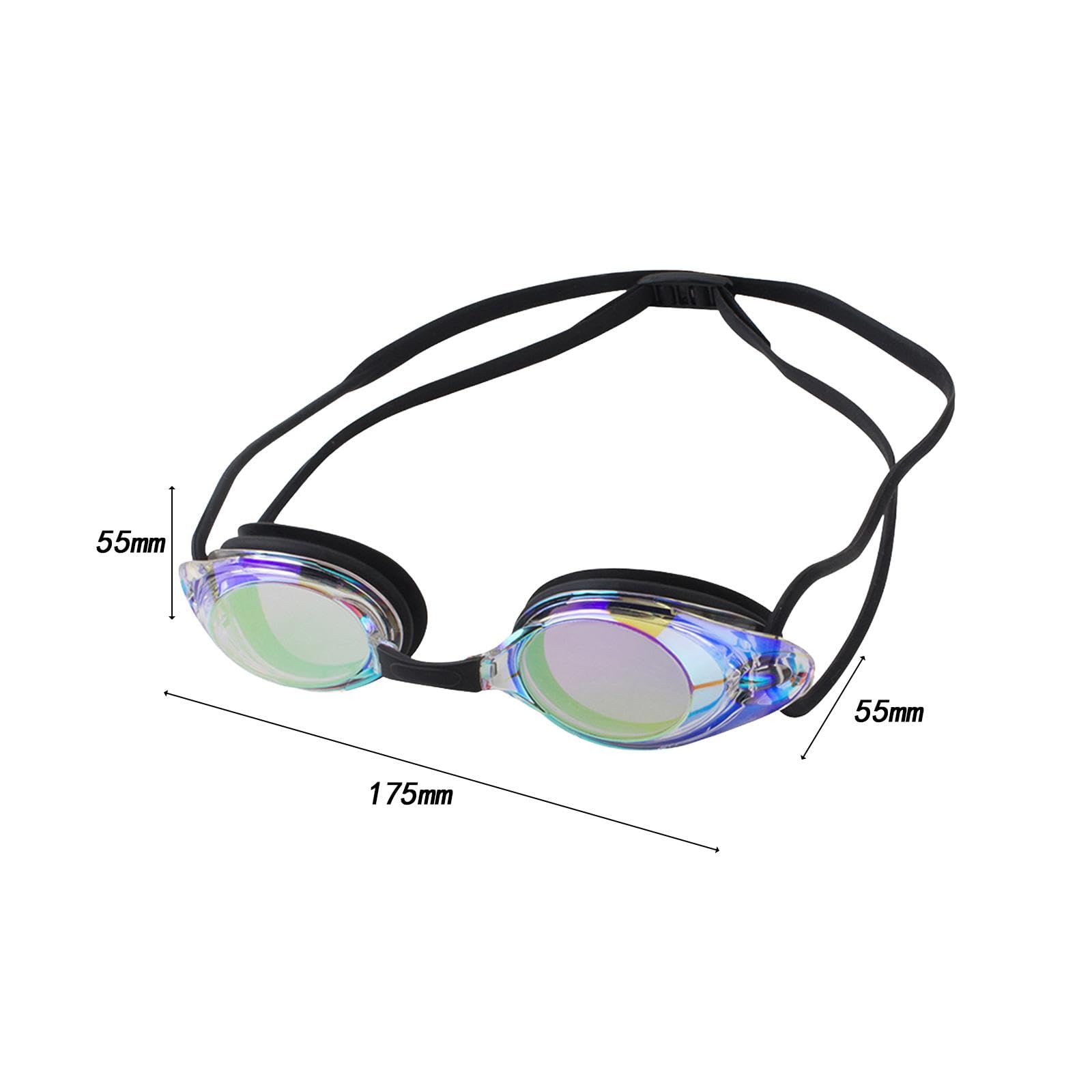 5X Lunettes de Natation, Protection Anti-buée, Pas de Fuite, Lunettes de Natation Légères, Lunettes de Natation Anti-buée pour La Plongée, Piscine