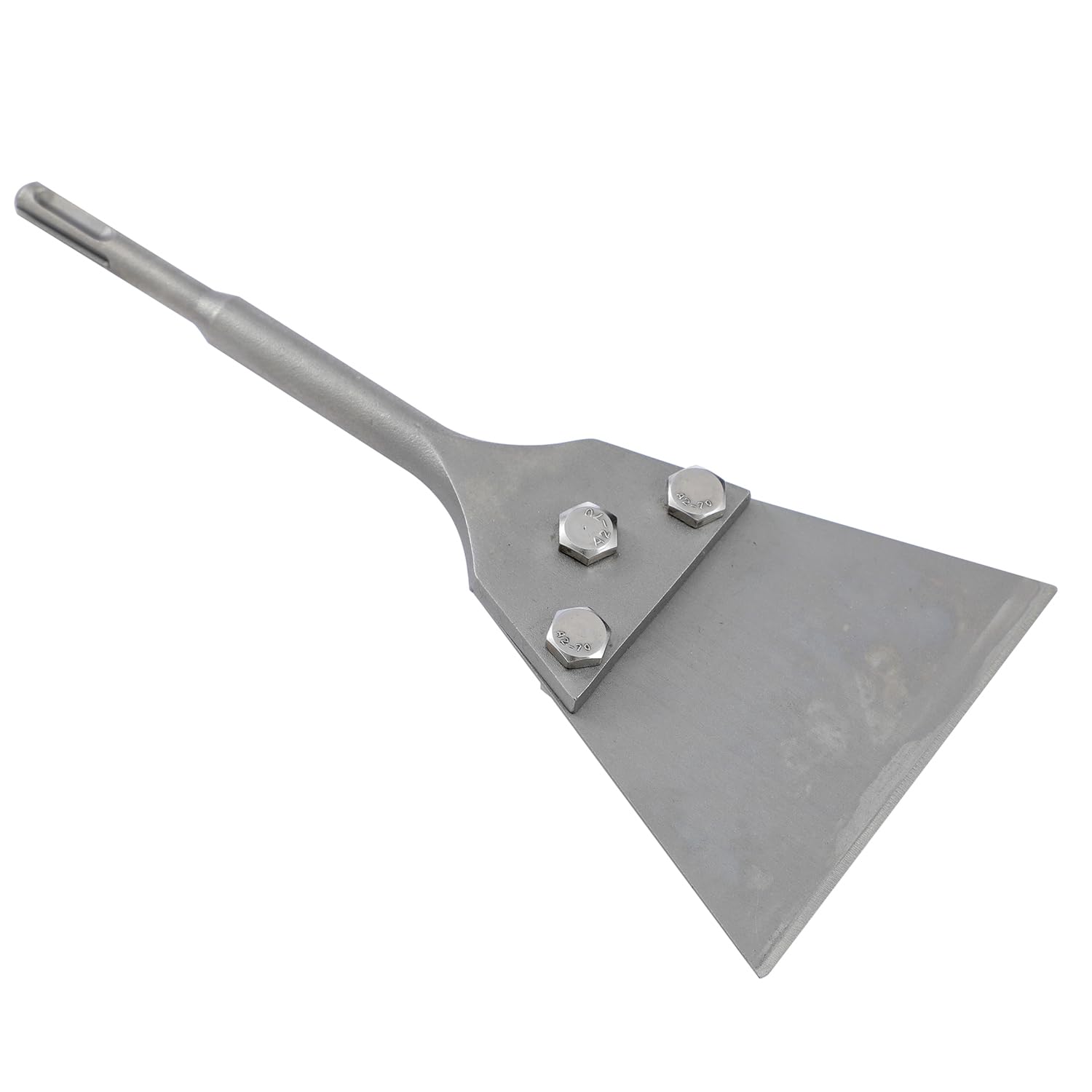 TOPWAY SDS Plus Scalpello per Piastrelle 5 Pollici (260mm x 125mm) Raschietto per Pavimenti, Scalpello a Spatola per Rimozione di Piastrelle, Tappeti, Linoleum 121122