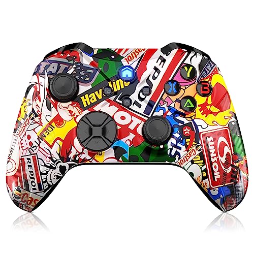 Image of Dinosoo Street Fire Replacement Gamepad for Xbox One, Xbox Series X|S, Wireless Controller with Macro & Dual Vibration, Built-in Audio Jack