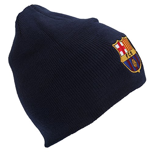 FC Barcelona - Bonnet officiel - Homme (Taille unique) (Bleu marine) Cover