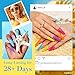 AZUREBEAUTY 42Pcs Dip Powder Nail Kit Starter - Going Summer, 32 Colors Blue Lilac Purple Pink Green Acrylic Nail Dipping Powder Set with Top/Base Coat Activator &Tray for French Art Manicure DIY Home