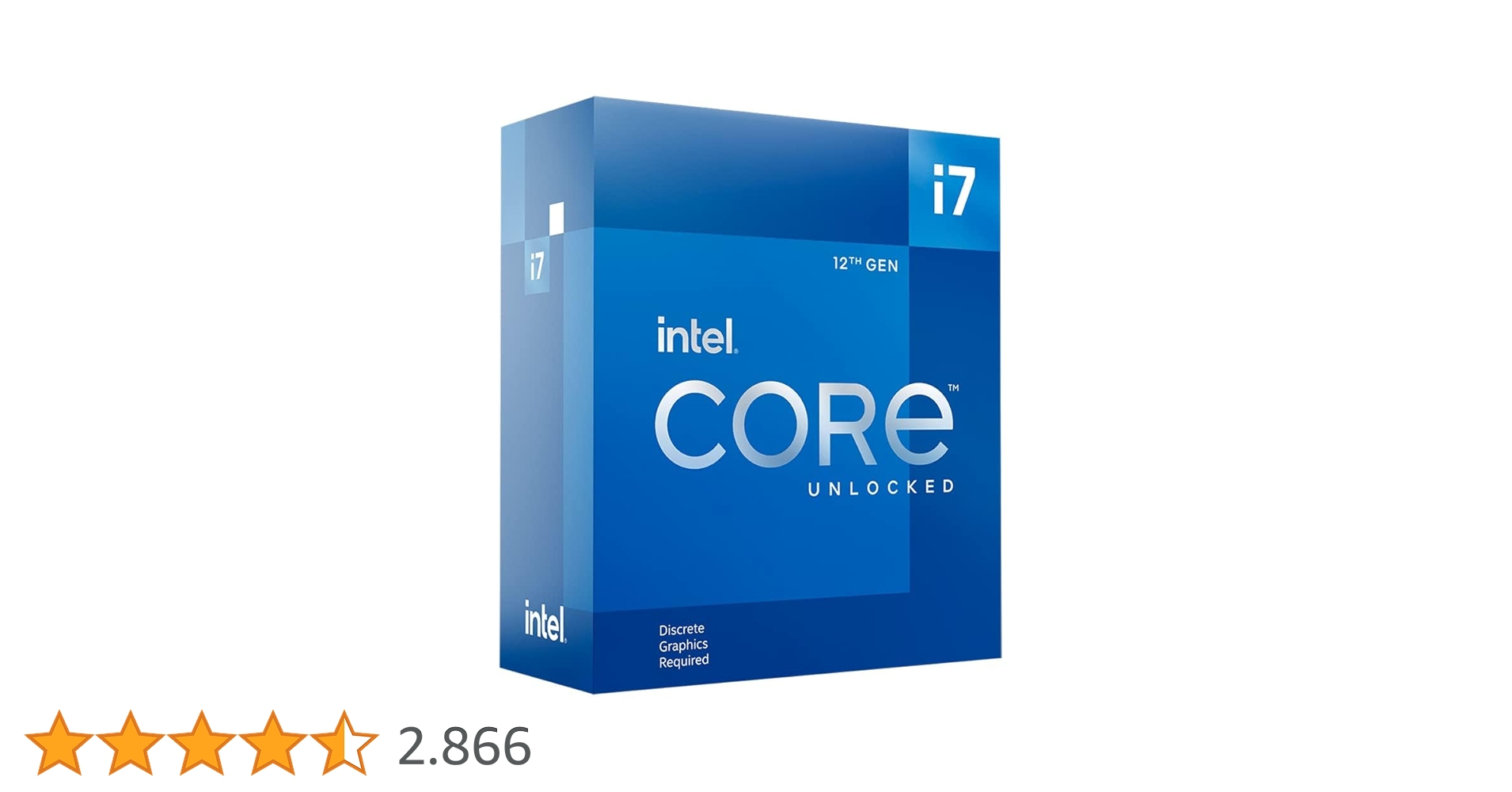 CPU Intel Core i7-12700F BOX 12th Gen CPU Processador Intel Core i7-12700F 12ª Geração | 12 Núcleos e