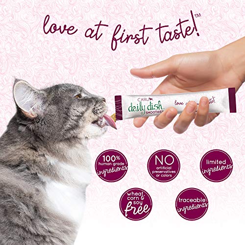 Caru - Daily Dish Smoothies - Lickable Tuna Cat Treat - 4 Pack.5oz Tubes - Image 4