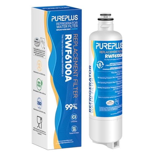 PUREPLUS BORPLFTR50 Replacement for Bosch 11025825 Ultra Clarity Pro Refrigerator Water Filter Compatible with 12033030 12028325 11025825 BORPLFTR55 WFC100MF B36CT80SNS B36CL80ENS 1Pack