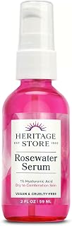 Heritage Store Heritage Store Rosewater Serum With 1% Ha, Drops, Rose (btl-glass) 2oz, 2 Fluid Ounce
