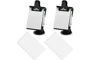2 Pcs Dashboard Notepads with Pen Holder, Flexible Suction Cup Notepad Holder,...