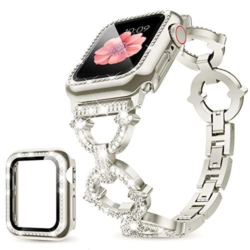 Image of Mesime Bling Jewelry Band Compatible with Apple Watch Bands for Women