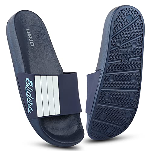 Image of URJO Kids's Sliders /Slippers Lightweight Super Flexible Arch Support Durable Anti Skid & Stylish Dailywear Sliders /Slippers for Boy's & Girl's