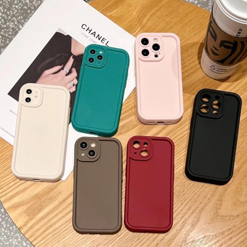 Image of Puxicu Slim Case for iPhone 15 Pro, Enhanced Camera Protection, Shockproof Skin-Friendly Touch Soft Case Cover for iPhone 15 Pro Phone 6.1 inch, Blue