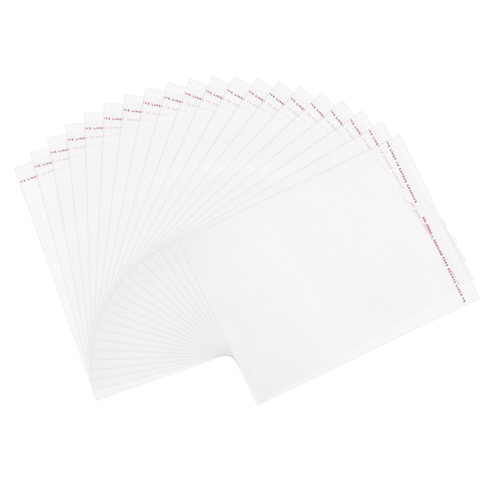sourcing map Acid-Free Crystal Clear Sleeves (7.1x5.1 Inch) 50 Pack