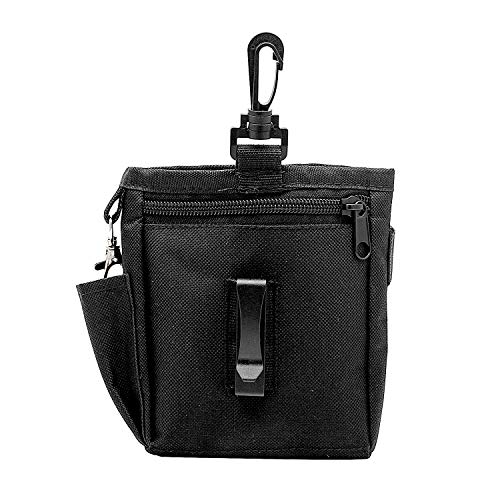 Bolso de regalo para perros Henweit, bolsa para perros que camina con bolsa de caca Bolsa de bocadillos para perros y mascotas con cinturón ajustable Ideal para caminatas, viajes