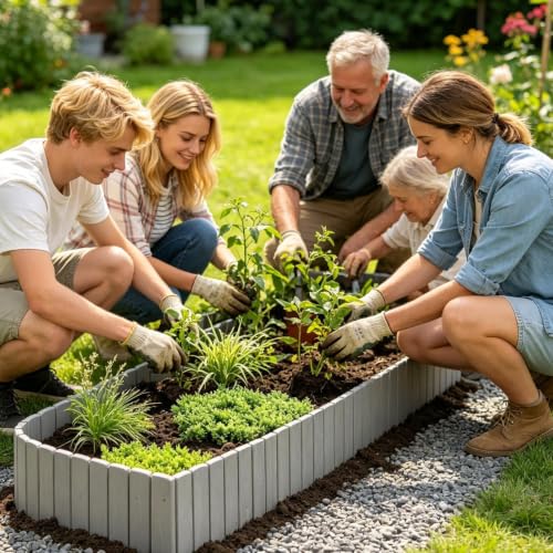 Clôture Décorative Courte haut de gamme pour Parterre et Terrasse - 3