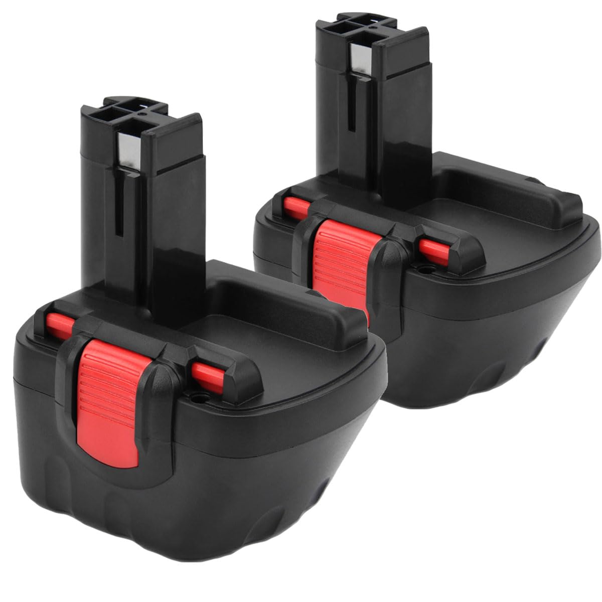 Paquete de 2 baterías de Repuesto de Ni-MH de 12V y 4800mAh para Bosch BAT043, BAT045, BAT120, BAT139, 2607335542, 2607335526, 2607335274, GSR 12-2, 12VE-2, PSR 12, GSB 12VE-2, 22612, 23612, 32612