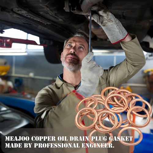 Image of 20 PCS Engine Oil Drain Plug Gasket Crush Washer Replacement for M16 11137546275 Gasket Ring Fits for MINI Cooper, R56, Clubman, Cabrio, Coupe, Roadster, Countryman, Paceman