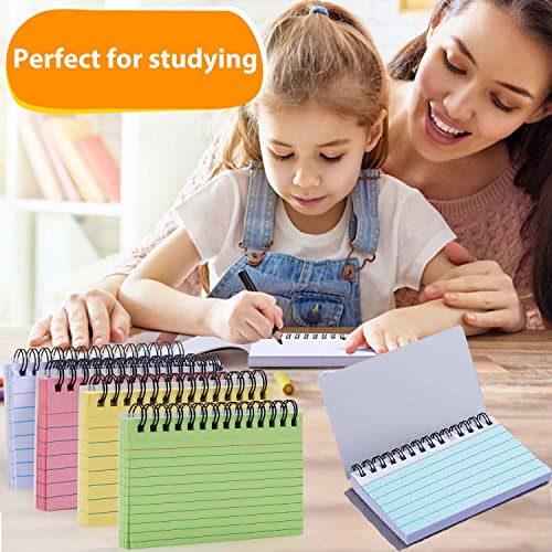 Primbeeks 400 Pcs Premium Index Cards, 3 X 5 Inch Multicolor Learning Card, Double-Sided Available Note Cards, Multicolor Paper Ring Index Card Note Taking Paper For Studying, School, Memory #TOP4