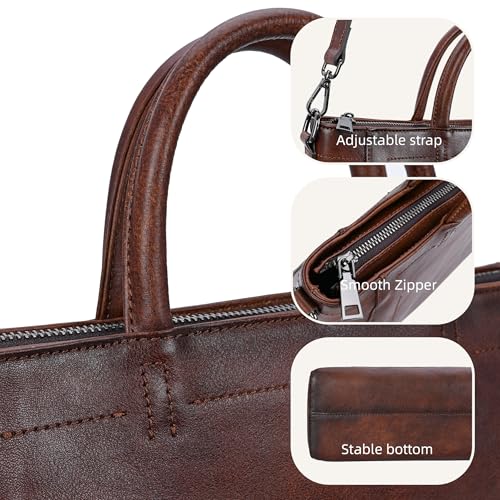 Image of Iswee Genuine Leather Purses for Women Shoulder Handbags Designer Hobo Crossbody Purse Top Handle Purse