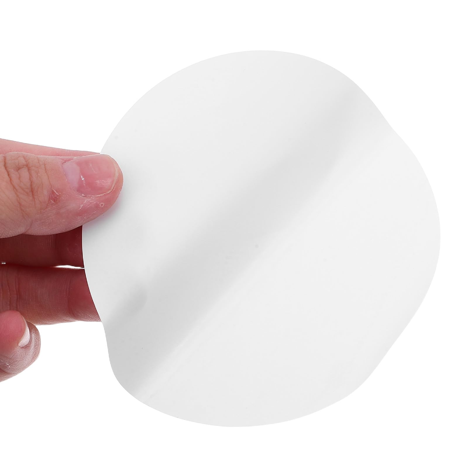 SECFOU Etichette termiche autoadesive rotonde 10 cm in carta bianca resistente all'olio adesivo potente e resistente agli strappi resistente per organizzazione ufficio e casa