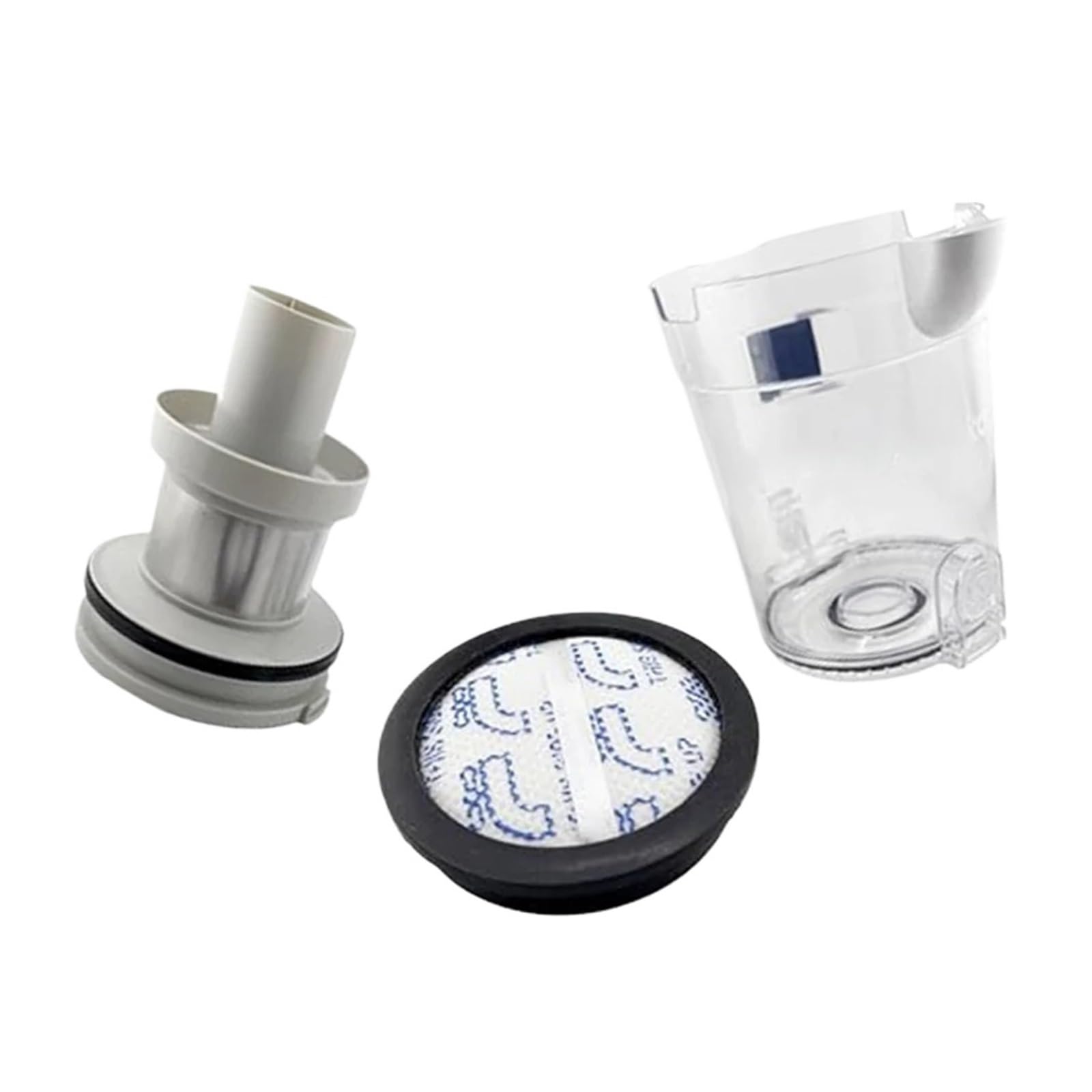 Kit de filtro para depósito, compatible con Eureka, NEC280 Series | Incluye depósito de polvo, filtro interno y filtro externo del depósito