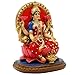 alikiki Indian Lakshmi Idol Statue - 5.1”H Hindu Goddess Laxmi MATA Murti India Pooja Item Home Office Temple Mandir Shrine Altar Diwali Puja Spiritual Decor Ideal Gifts for Indian Friend Relative
