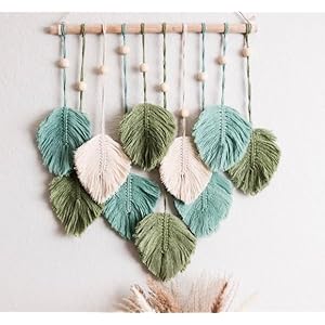 SnugLife Macrame Wall Hanging Leave...