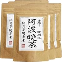 阿波番茶 (晩茶) 100g×4袋セット 徳島県産　後発酵茶 楽天市場】阿波番茶100g 立石園 徳島 相生特産 後発酵茶 阿波晩