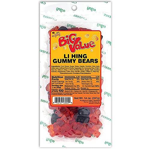 Enjoy Big Value Li Hing Gummy Bears 14 oz miniatura 1
