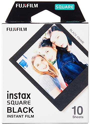Fujifilm Instax SQ 6 EX D Sofortbildkamera, Ruby Red & Instax Square Frame WW1 Colorfilm, schwarz – Bild 6