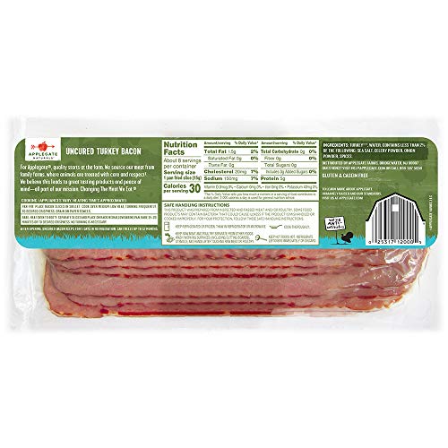 Applegate CLAVERIA Natural Hickory Smoked Uncured Turkey Bacon thumb #2