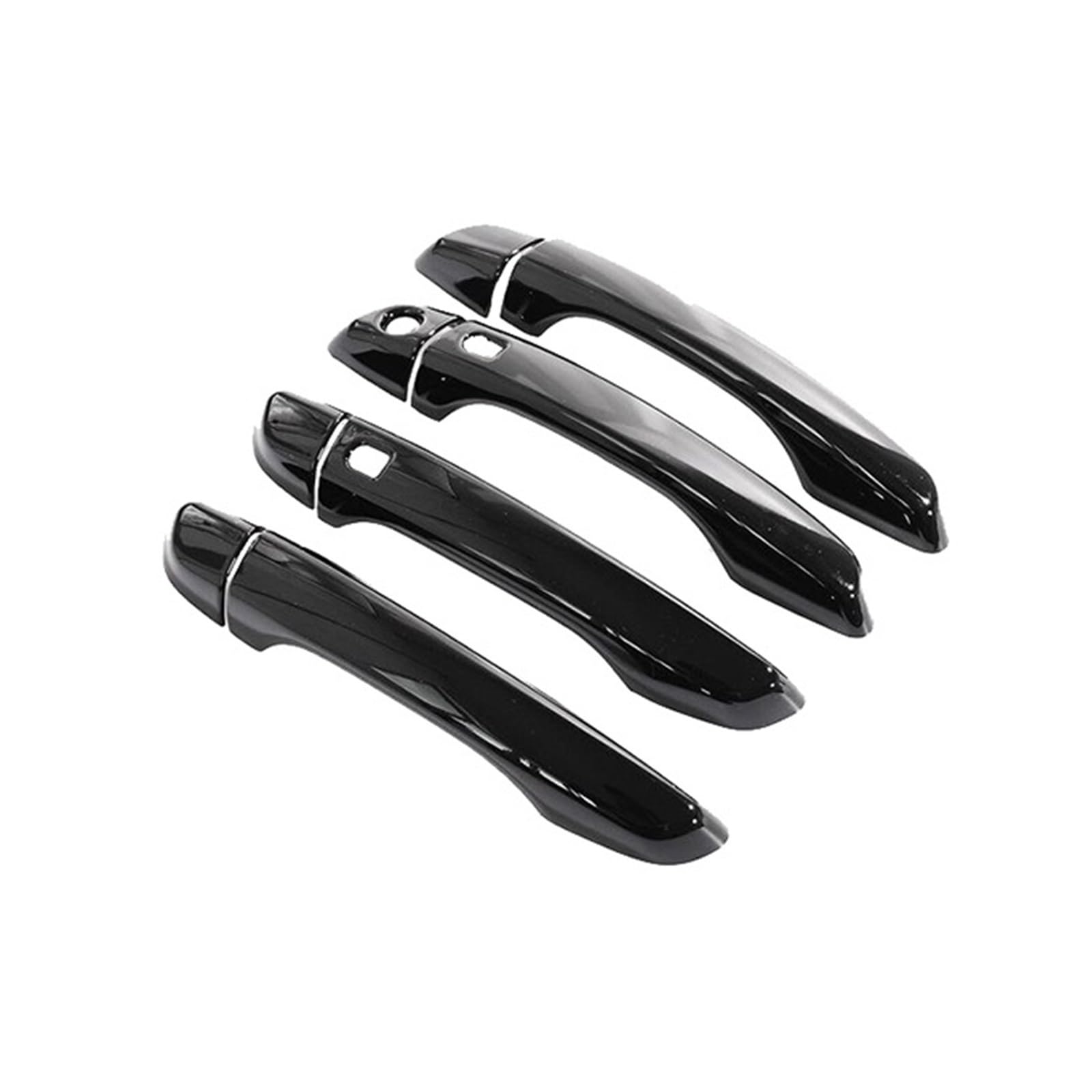 Drezzo 4Handle 2 Buttons Car Exterior Door Handle For Citroen C4 For Cactus 2014-2022 Car Outer Door Handle Cover Stickers(4Handle 2 Buttons)