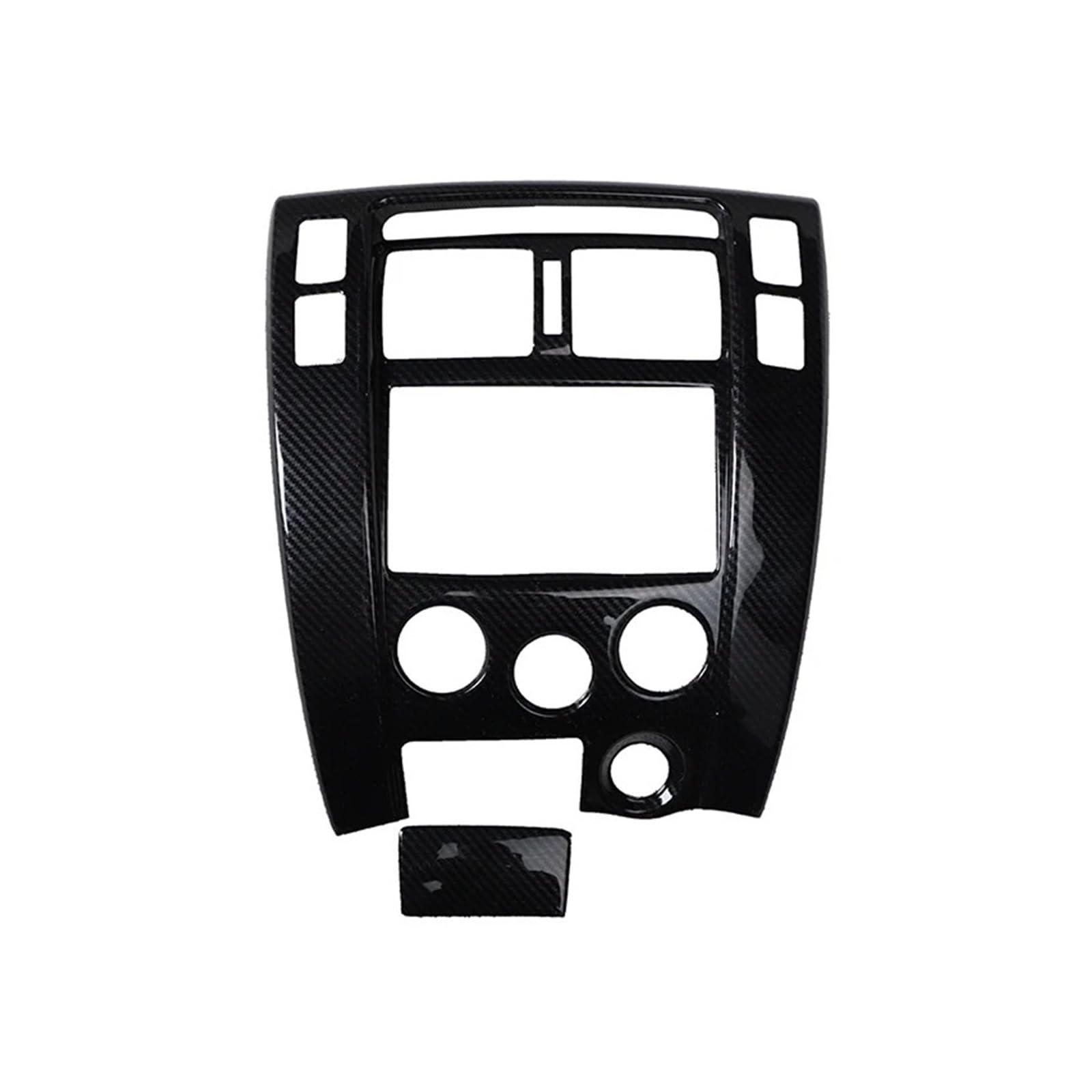 Hljnlvbn Manual Air Condition Car Interior Sticker Car Abs Gear Panel Window Lifter Vent Frame For Hyundai For Tucson 2006 2007 2008 2009 2010 2011 2012 2013(Manual Air Condition)