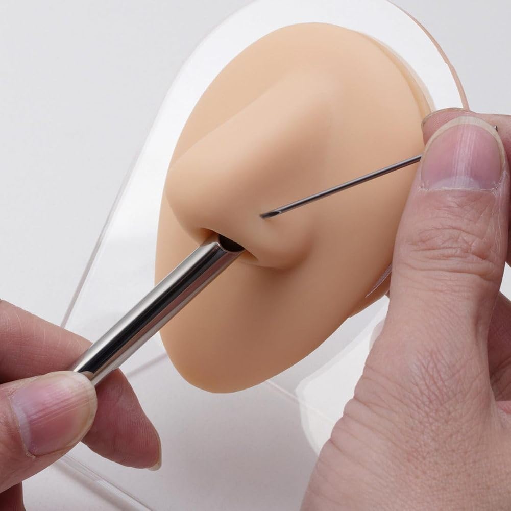 Silikonowy model korpusu do uszu, nosa, ust, 3 szt. elastyczny wyświetlacz do ćwiczeń i treningu pięciu zmysłów - realistyczne anatomiczne modele silikonowe