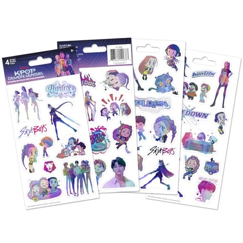 Netflix Kpop Demon Hunters Holographic Stickers Pack
