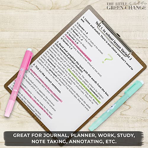 6Pcs Highlighter Marker Set - Colored Highlighters Premier Double Ended Set - Highlighters Assorted Colors For School Supplies, Journaling Supplies, Anime Stuff - Multicolor Highlighters Novelty Pens #TOP7