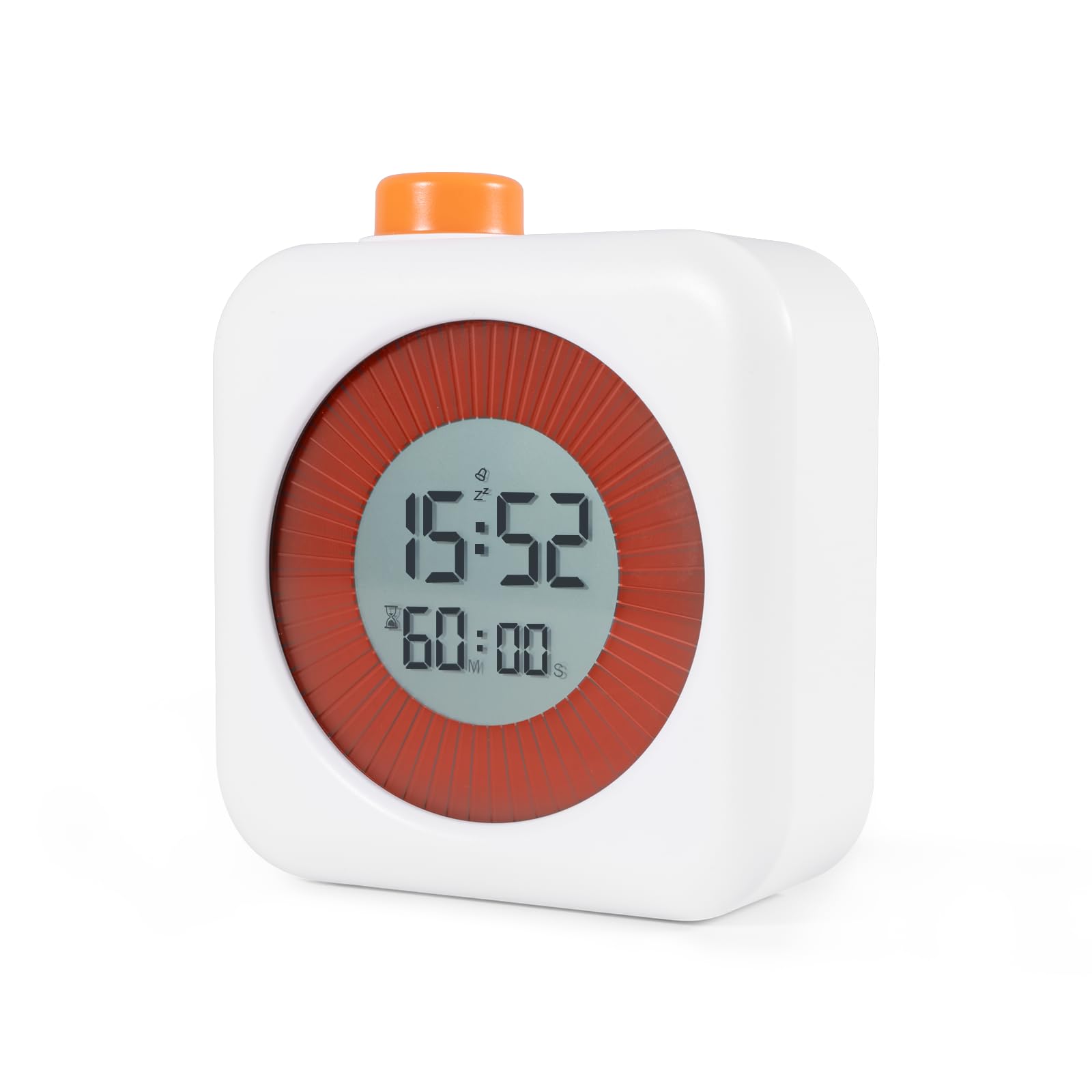 Carehabi Visueller 3-in-1 Timer mit Uhr und Alarm - Kinder Countdown-Timer für Küche, Schule, Büro