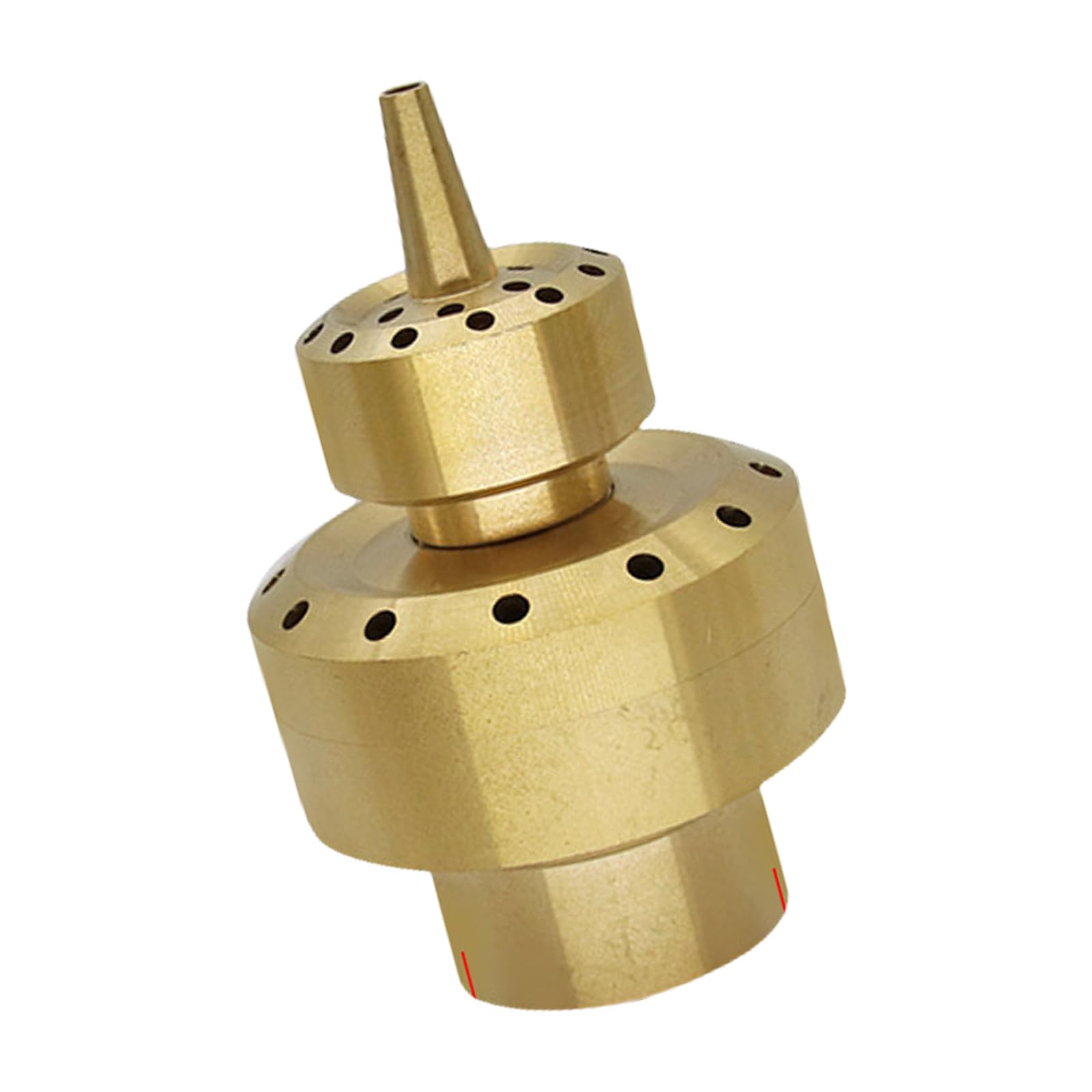 Brass Fountain Nozzle for Outdoor Garden Landscape Water Spray Sprinkler Head Dual Layer Copper Water Spray Head