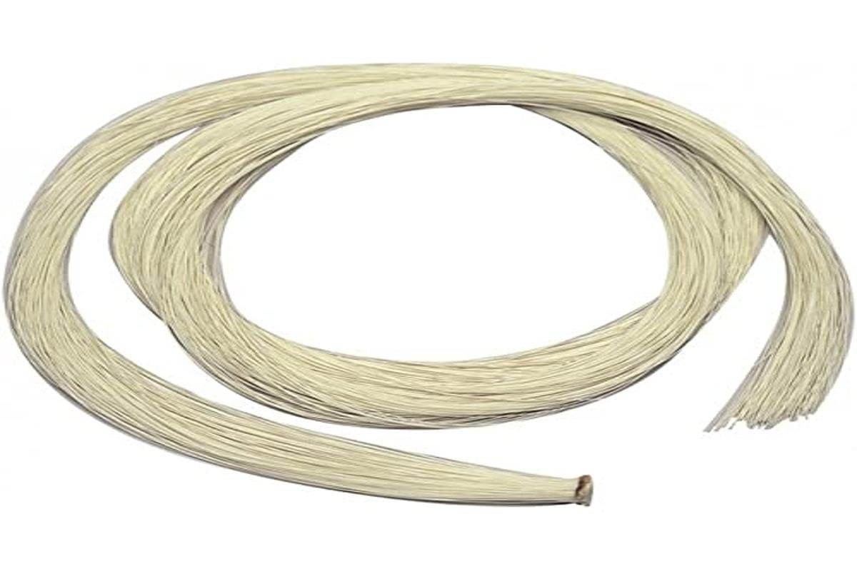 Herco Violin Accessories Bass Hervex Coiled Bow Hair, black