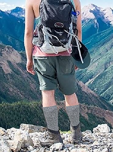 Different Touch 6 Pairs Men Wool Knitted Premium Winter Thermal Boot Socks4