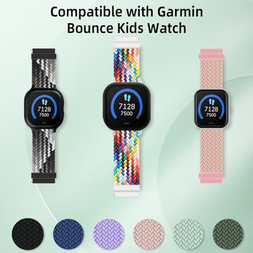 Correa trenzada simple compatible con Garmin Bounce 2Pack miniatura 5
