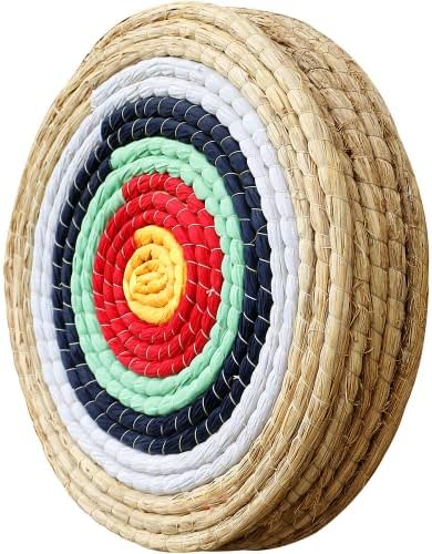 Swatlo Archery Targets for Backyard 20 Inch Traditional Hand-Made Round Straw Archery Target Bow & Arrow Target for Archery Practice Swatlo Archery Targets for Backyard 20 Inch Traditional Hand-Made Round Straw Archery Target Bow & Arrow Target for Archery Practice