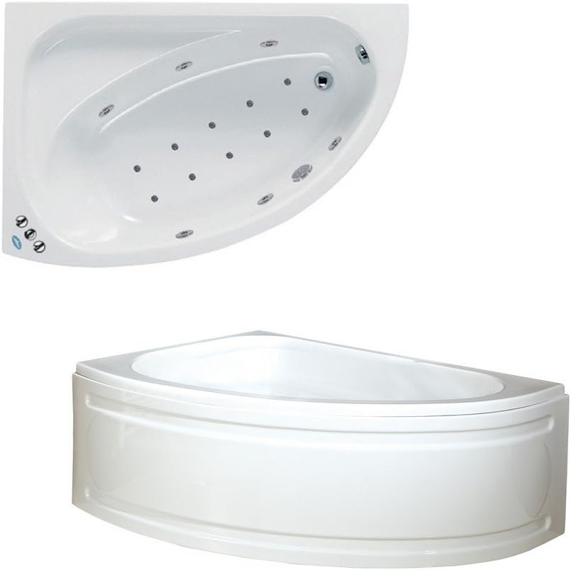 Phoenix Uno System 3 Acrylic Corner Whirlpool & Airpool Spa Bath 1500mm x 1000mm Right Hand