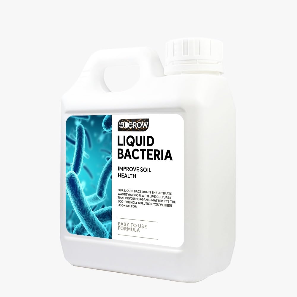 UK Grow - 25L Liquid Bacteria - Unleash the Power of Beneficial Microbes for Plant Growth- Maximize Plant Growth and Yield (25Ltr, Liquid Bacteria)