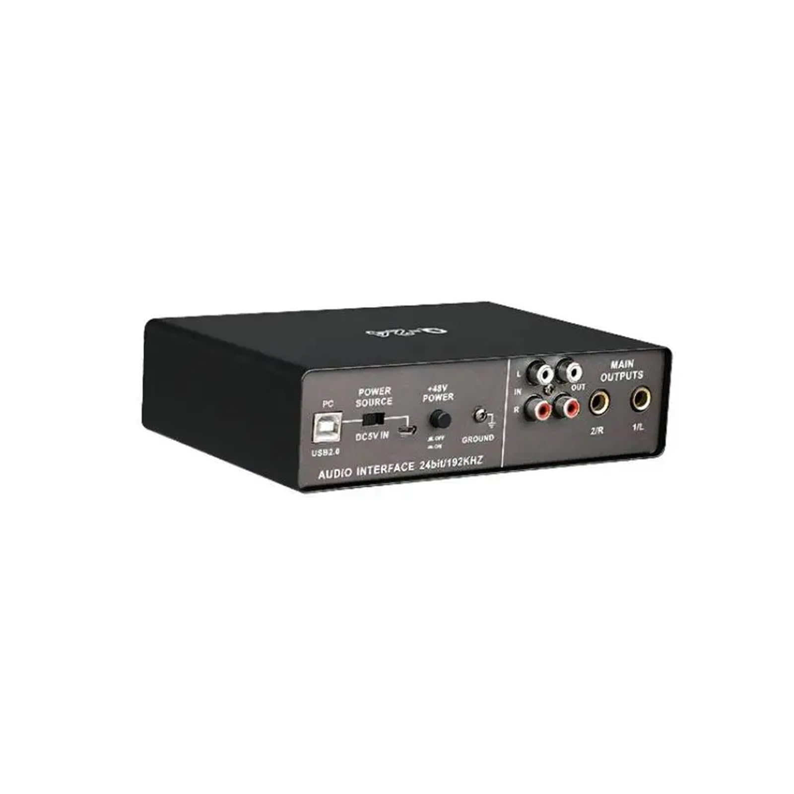 Scheda professionale Q-24 con monitor for chitarra elettrica Registrazione trasmissione in diretta for canto Computer PC Studio Musica dal vivo