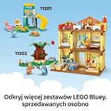 LEGO Bluey: Blue i rodzinna wycieczka samochodem, zabawka dla dziecka z autkiem do zbudowania, zestaw klocków dla 4-latka z minifigurkami, prezent dla dziewczynki i chłopca, dla przedszkolaka 11202