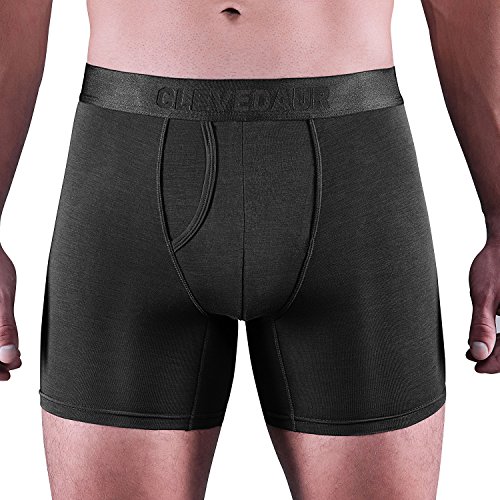 Men's Underwear 3 Pack Micro Modal Boxer Briefs Open Fly2
