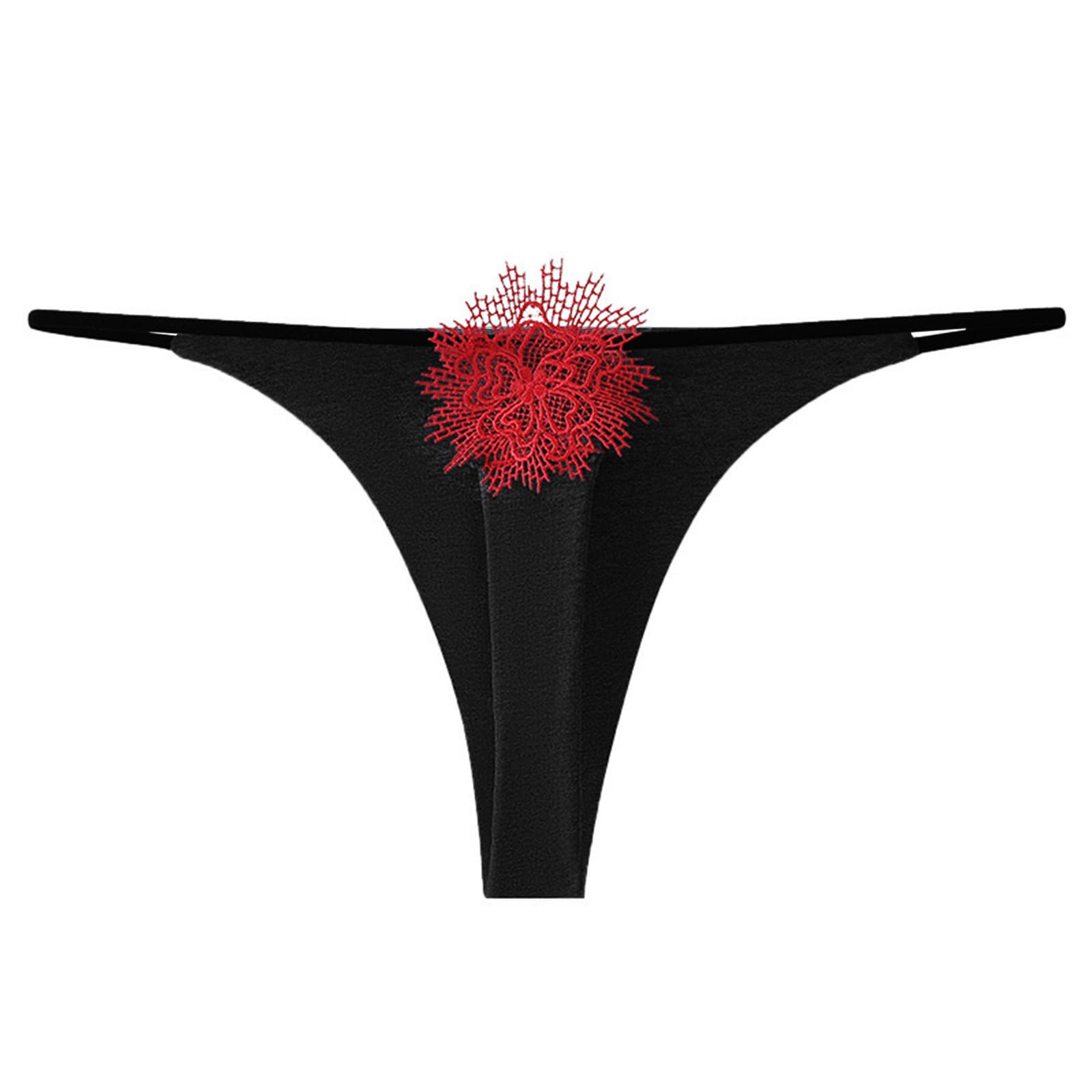 wodceeke Womens Sexy Thongs Cotton Panties Underwear Erotic G-Strings Low Rise Briefs Underpants for Sex Naughty