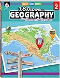 180 Days of Social Studies: Grade 2 - Daily Geography Workbook for Classroom and Home, Cool and Fun Practice, Elementary School Level Activities ... to Build Skills (180 Days of Practice)