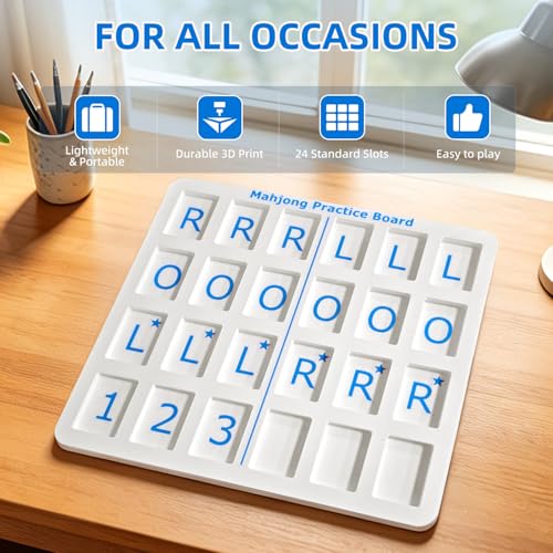 Tablero de práctica para Mahjong American estándar miniatura 3