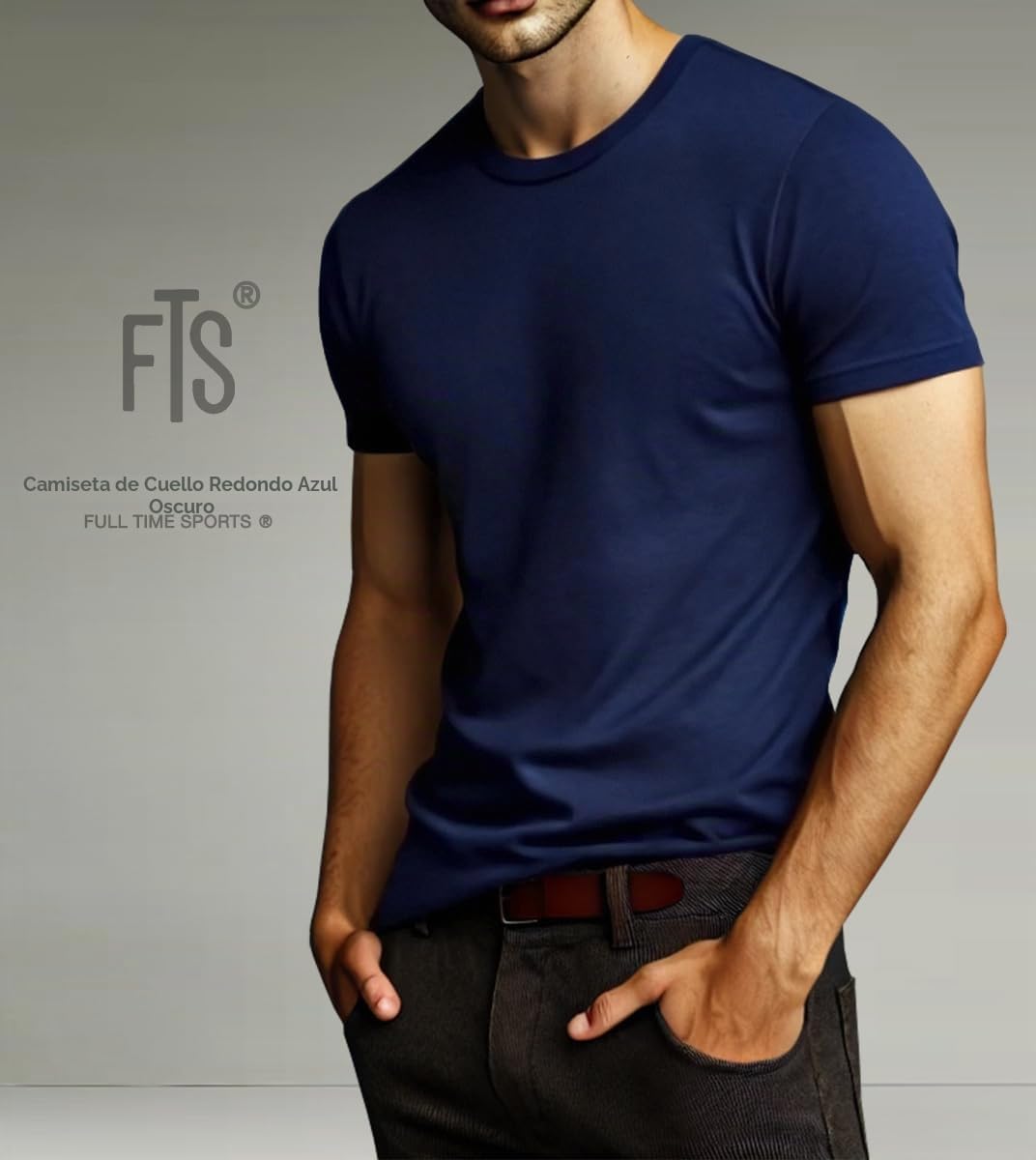 FULL TIME SPORTS Camisetas Manga Corta Hombre Deporte 6X Tshirt Polo FTS-634